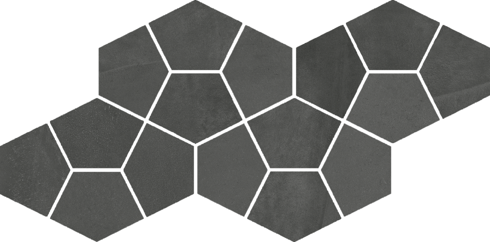 Мозаика Континуум Петрол Призм 20,5х41,3, 620110000185
