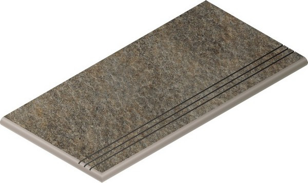 Ступень Дистрикт Эмеральд закругленная левая грип Х2 30*60, 620040000042