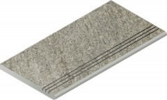 Ступень Нордика Сильвер закругленная грип 30x60, 620040000164