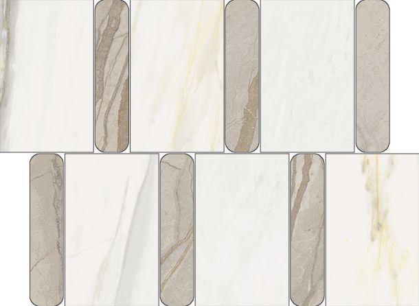 Мозаика СТЕЛЛАРИС АЙВОРИ МОЗАИКА АРГАН, 600110000978