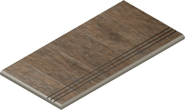 Ступень Нл-Вуд Пэппер закруглённая грип левая 30x60 X2, 620040000036