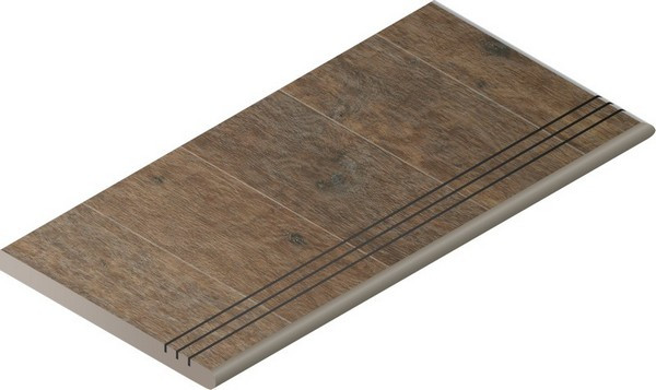 Ступень Нл-Вуд Пэппер закруглённая грип правая 30x60 X2, 620040000035