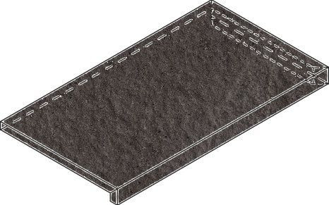 Ступень Контемпора Карбон угл.правая Х2 33х60, 620070000701