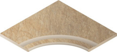 Бортик Дистрикт Сэнд с выемкой угл.закругленный Х2 60х60, 620090000244