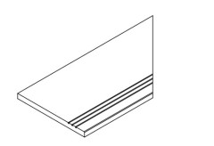 Бортик Магма Фог 30x60 грип правый (620090001382)