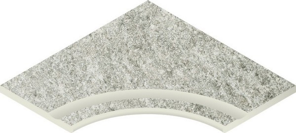 Бортик Нордика Айс 60x60 с выемкой угловой закругленный, 620090001047