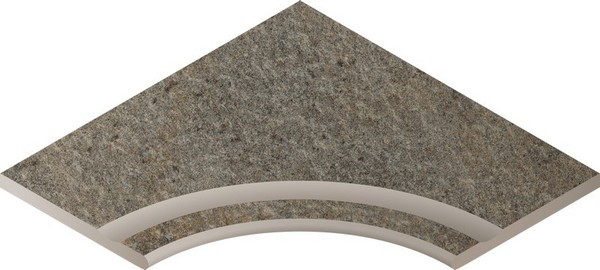 Бортик Дистрикт Эмеральд с выемкой угл.закругленный Х2 60х60, 620090000258