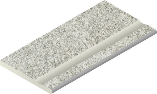 Бортик Нордика Айс 30x60 с выемкой закругленный, 620090001049