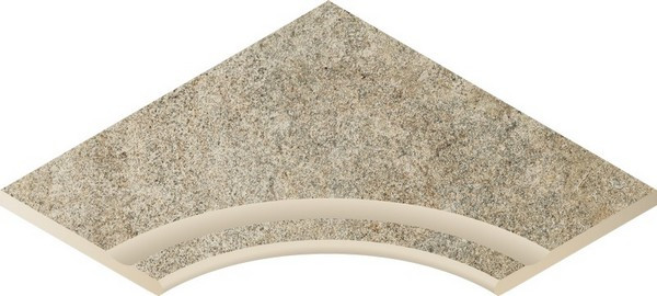 Бортик Нордика Роуп 60x60 с выемкой угловой закругленный, 620090001069